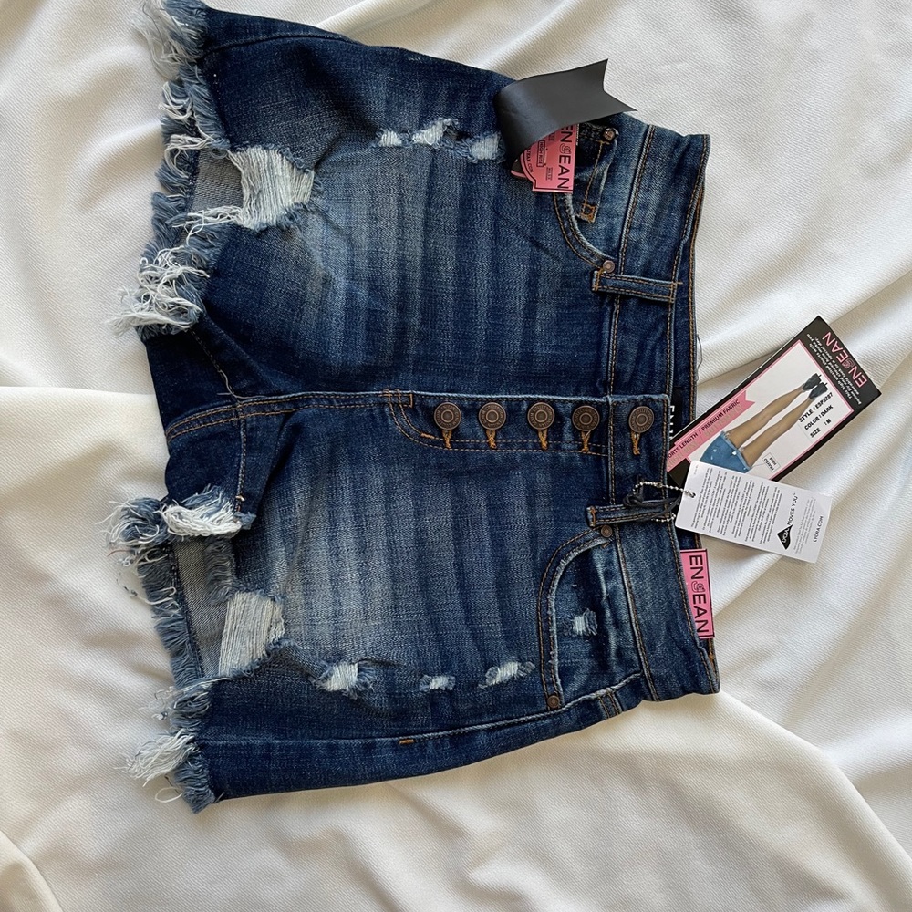 Jean mini shorts